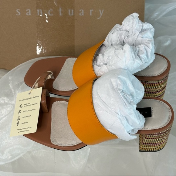 Sanctuary Women's Bold Heeled Sandal!Mango Lion - Picture 3 of 12